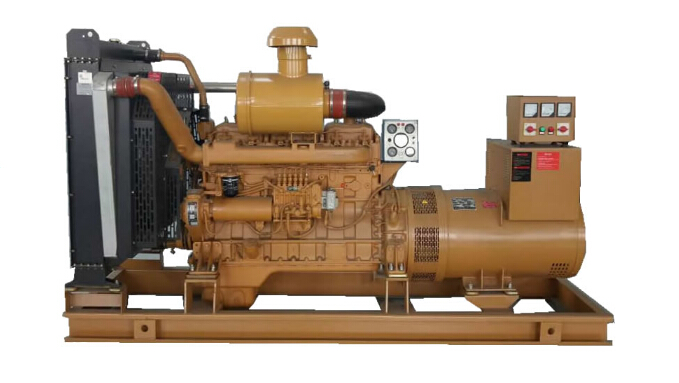 金水上柴250kw大型柴油二手发电机组
